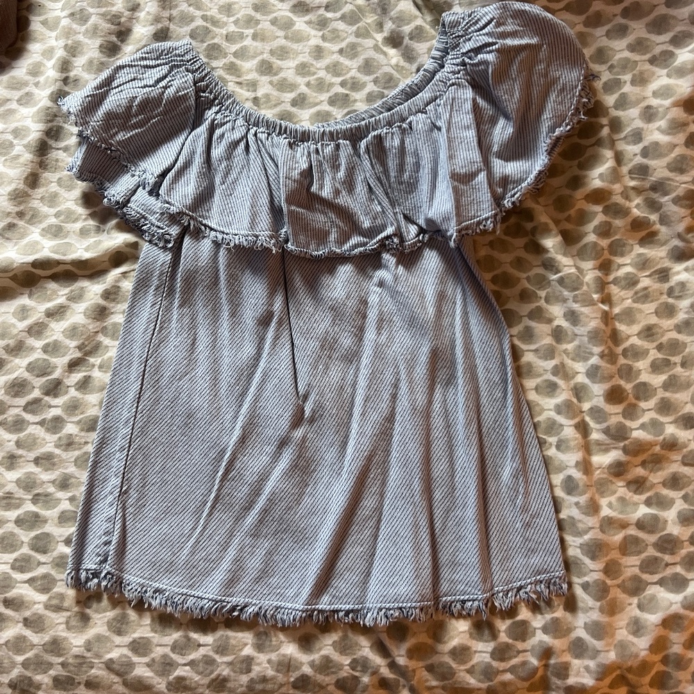 Velvet Off-The-Shoulder Top